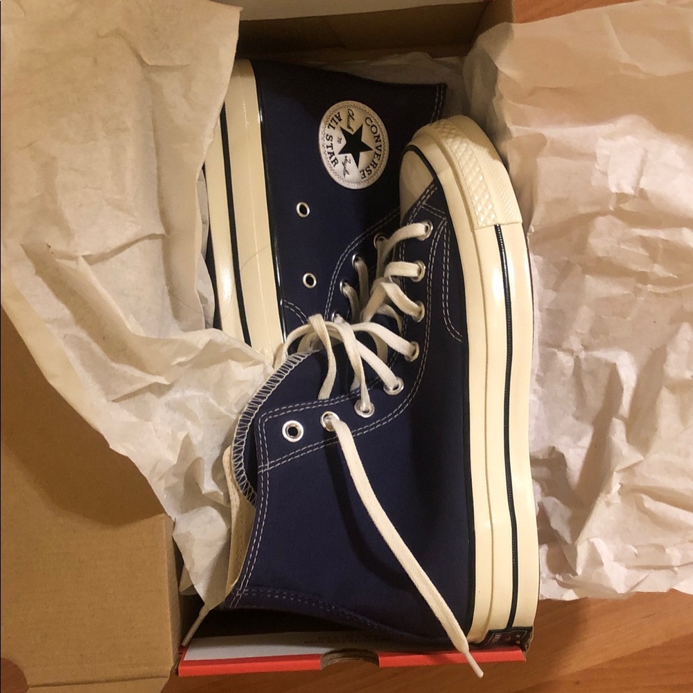 Converse 70s High Top Sneakers - Navy and White womens 8.5